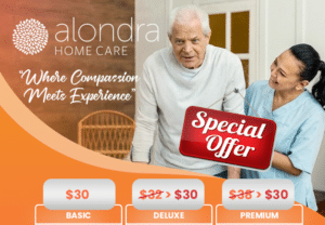 Home Care Freemont CA - Alondra Home Care Promo: $30 locked-in rate for any levels of care for your family